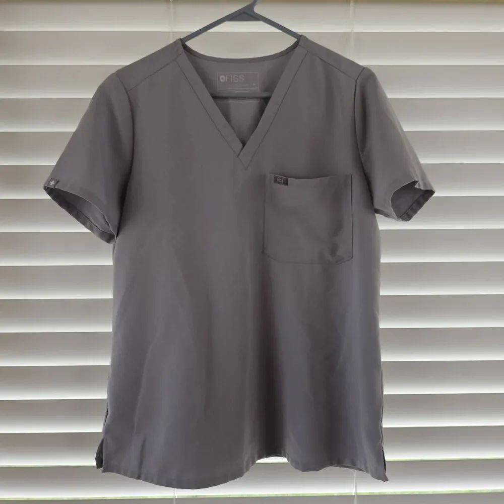 Figs Women Catarina One Pocket Size Medium Cement Gray